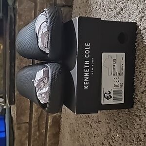 Brand New Kenneth Cole New York Mello Eva Slide In Black Size 10